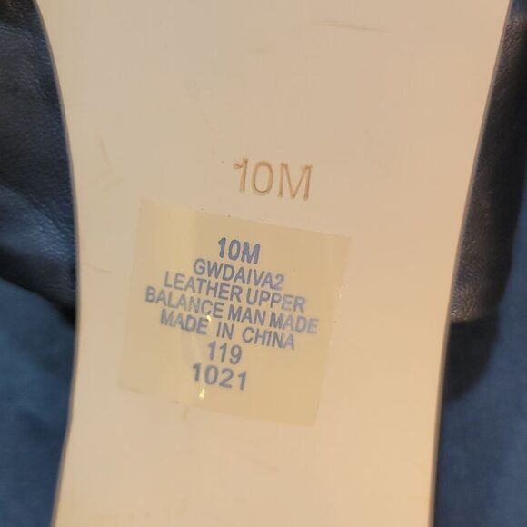 BRAND NEW GUESS DAIVA HEELED KNOTTED LEATHER SANDALS. - Picture 14 of 16